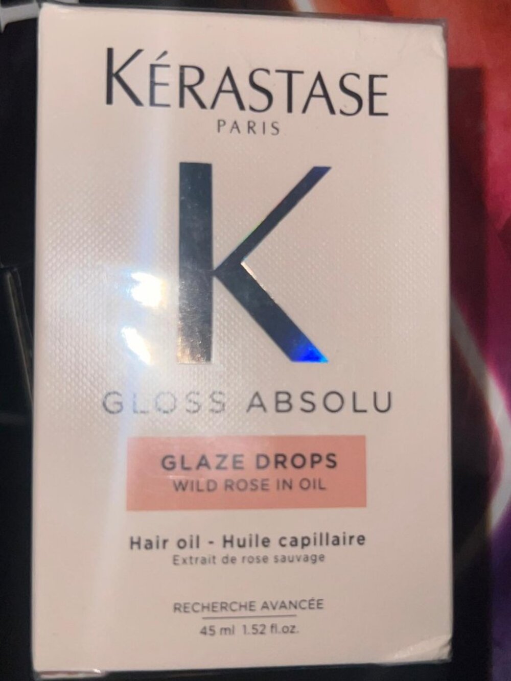 Kérastase Gloss Absolu Glaze Drops Hair Oil 45ml / 1.52oz Wild Rose